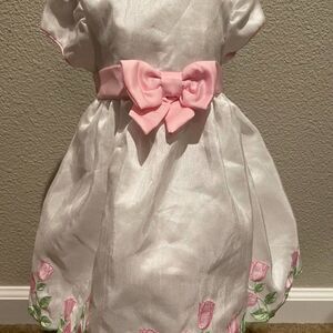 NWOT White Floral Dress Size 12M